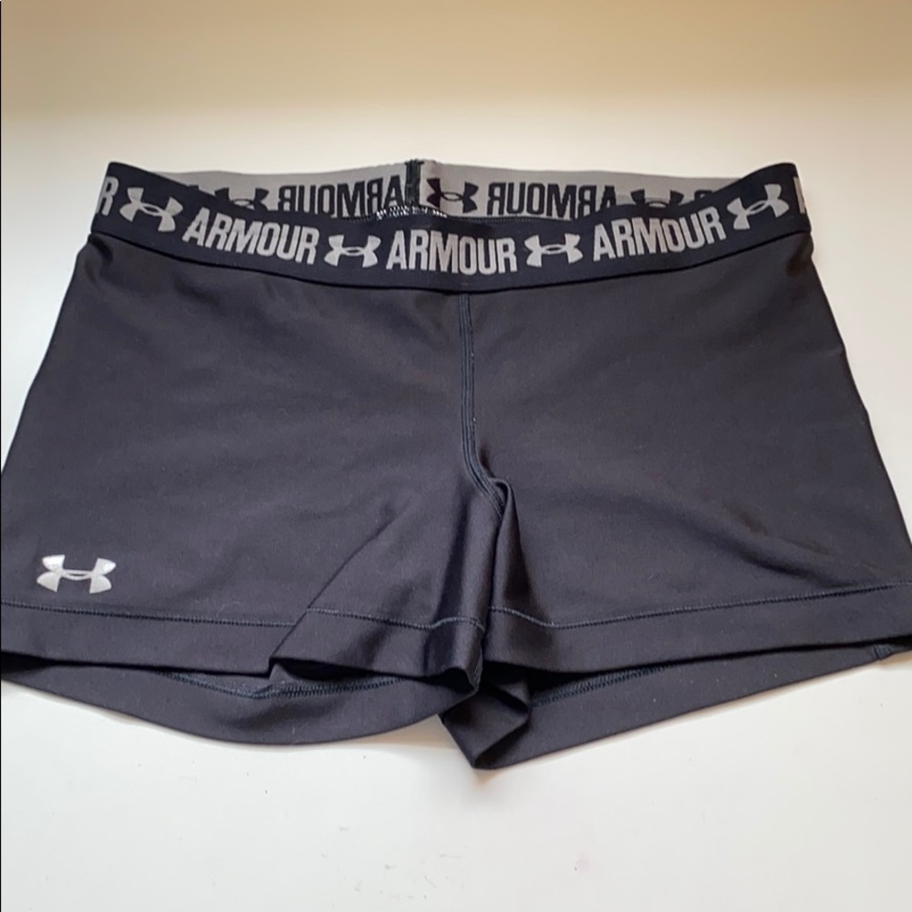 Black Under Armour Spandex Shorts